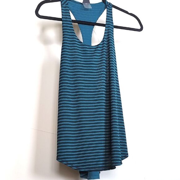 Calia By Carrie Underwood Reversible Mesh Lightweight Workout Tank Top Teal/Blk - Picture 2 of 8